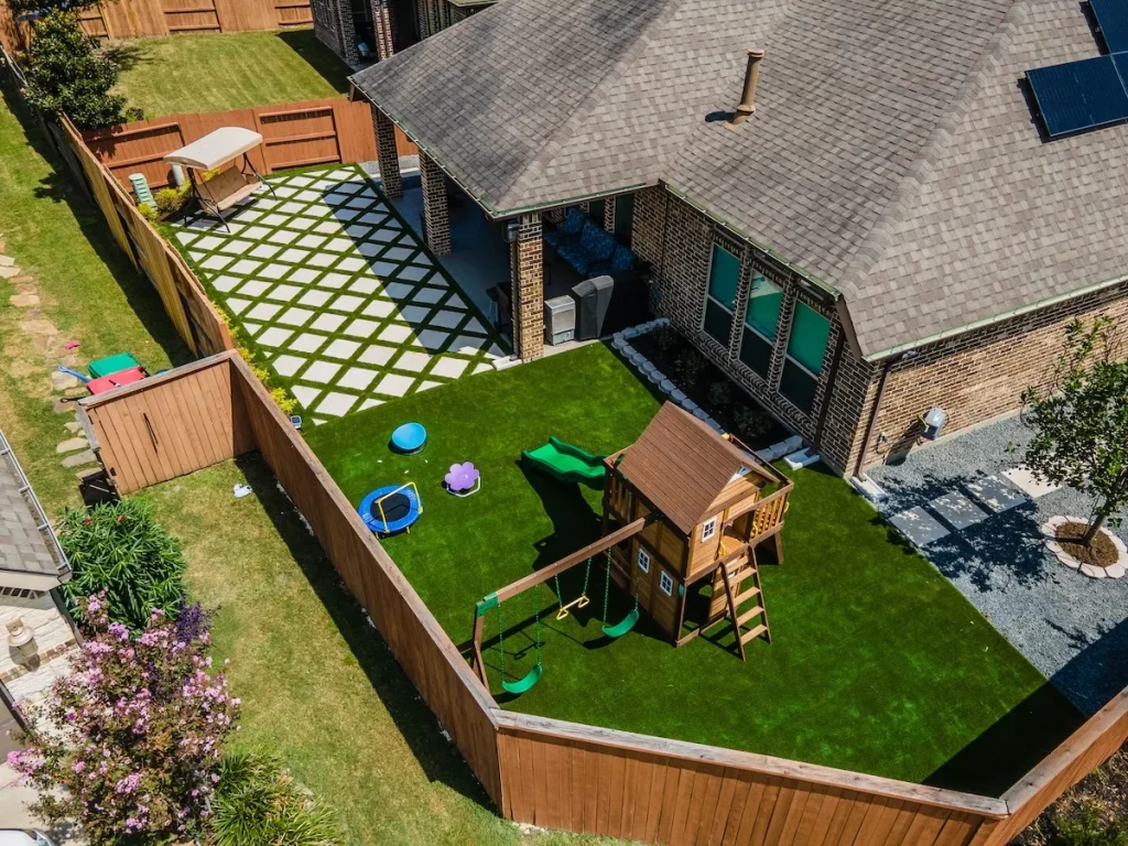 artificial turf installation