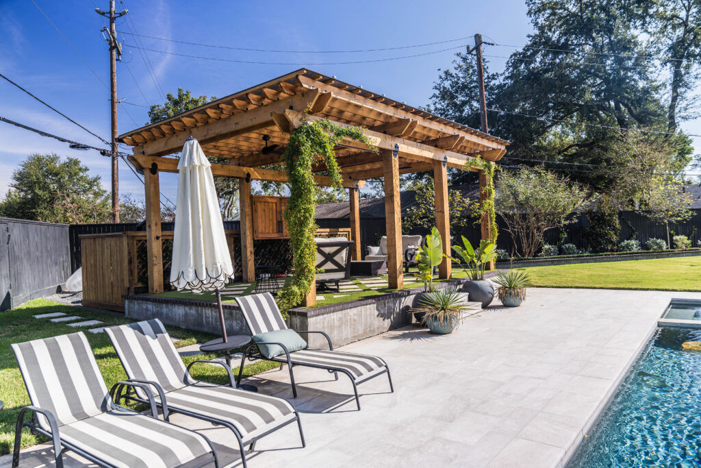 outdoor pergola project
